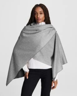 Rag & Bone Crown Cashmere Reversible Poncho For Women Camel/ Oatmeal -Rag Bone For Women Sales 2024 Crown Cashmere Reversible Poncho 7.jpg 7