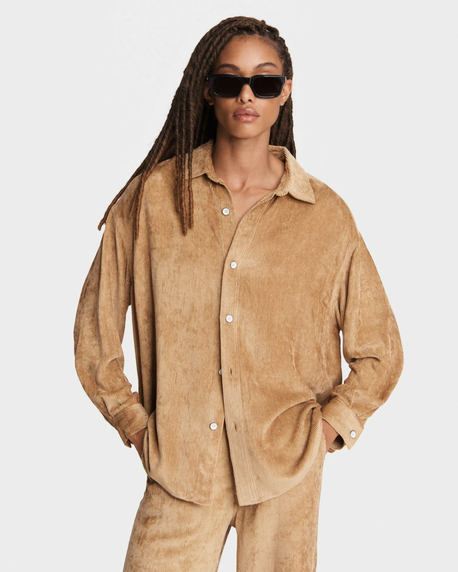 Rag & Bone Nusa Corduroy Shirt For Sale Gold Cord 3 Rag & Bone Nusa Corduroy Shirt For Sale Gold Cord – Image 3