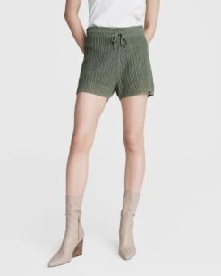 Rag & Bone Riley Cotton Short For Women Sage -Rag Bone For Women Sales 2024 Riley Cotton Short 1.jpg 1