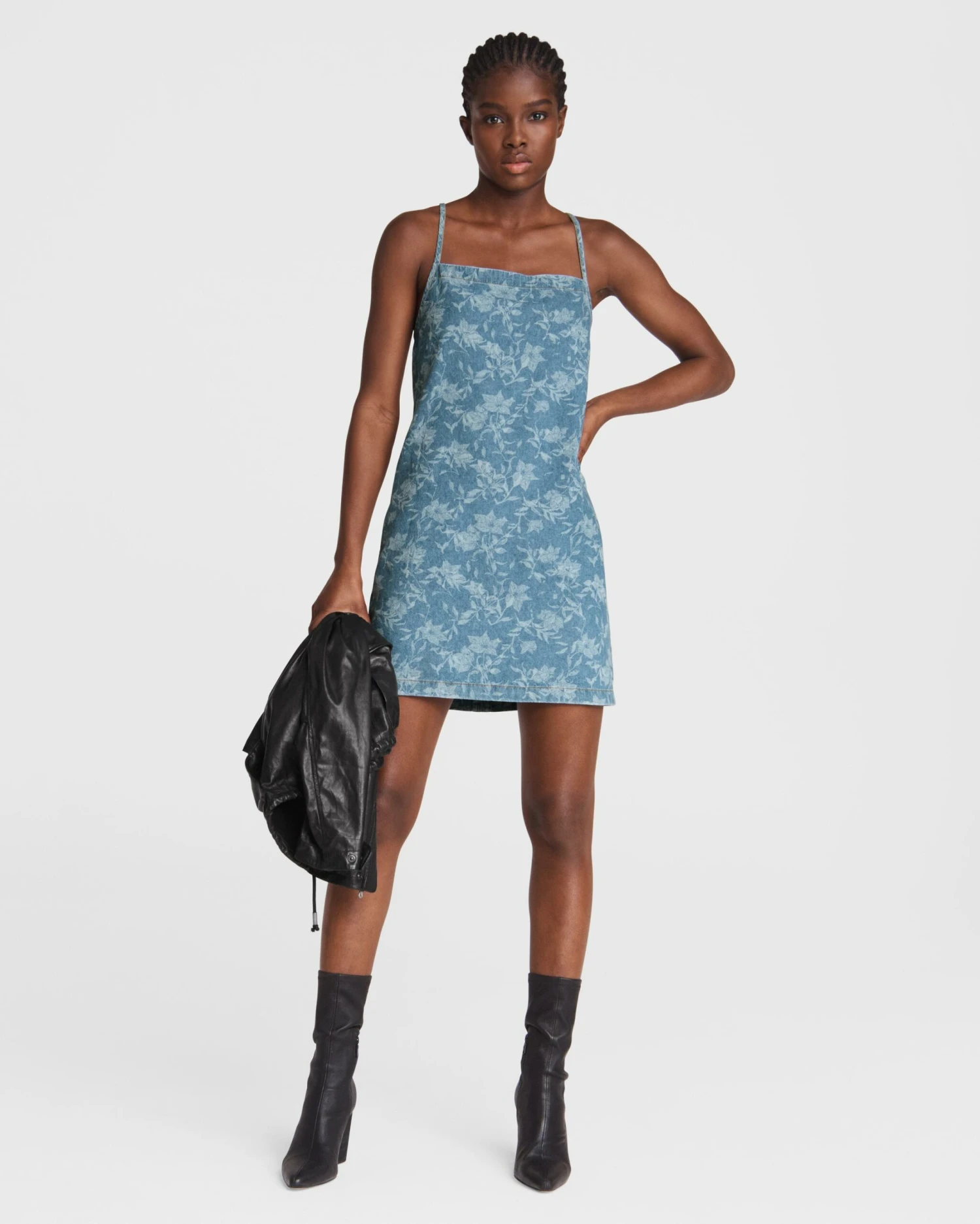 Tie-Mini-Dress.jpg.jpg Rag & Bone Tie Mini Dress For Women Laser Floral Denim -Rag Bone For Women Sales 2024 Tie Mini Dress.jpg scaled