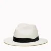 Rag & Bone Panama Hat For Women White