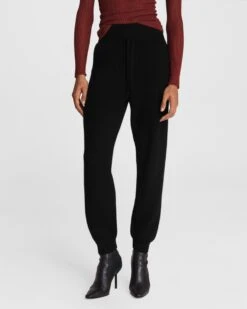 Rag & Bone Pierce Cashmere Pant For Sale Black