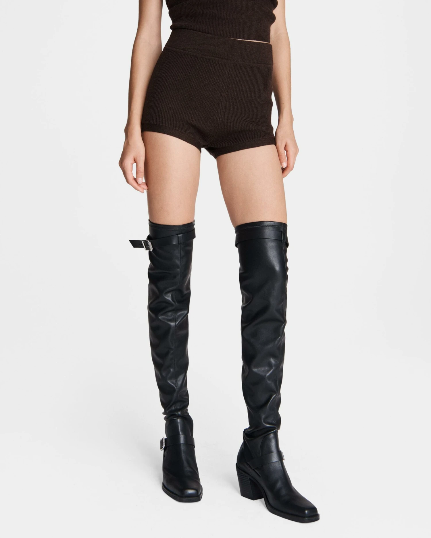 Rag & Bone Selah Wool Hot Pant For Sale Brown 1 Rag & Bone Selah Wool Hot Pant For Sale Brown