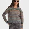 Rag & Bone Willow Wool Rainbow Sweater For Sale