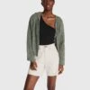 Rag & Bone Riley Cotton Hoodie For Women Ivory