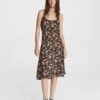 Rag & Bone Eva Midi Slip Dress For Sale Black/floral