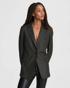 Gazebo Parts Direct Sales Store 21 Rag & Bone Ames Deconstructed Check Wool Blazer For Sale Green Check