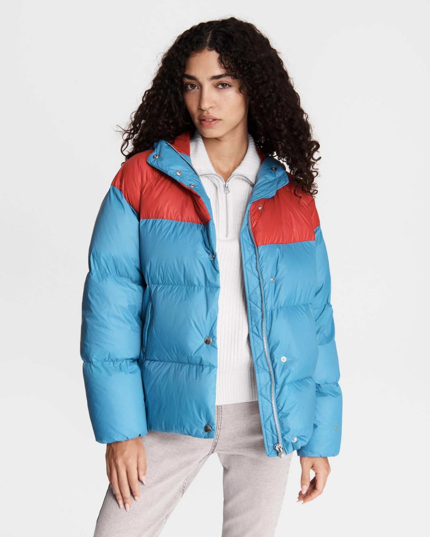 Rag & Bone Joelle Nylon Puffer Jacket For Sale Bright Red 1 Rag & Bone Joelle Nylon Puffer Jacket For Sale Bright Red