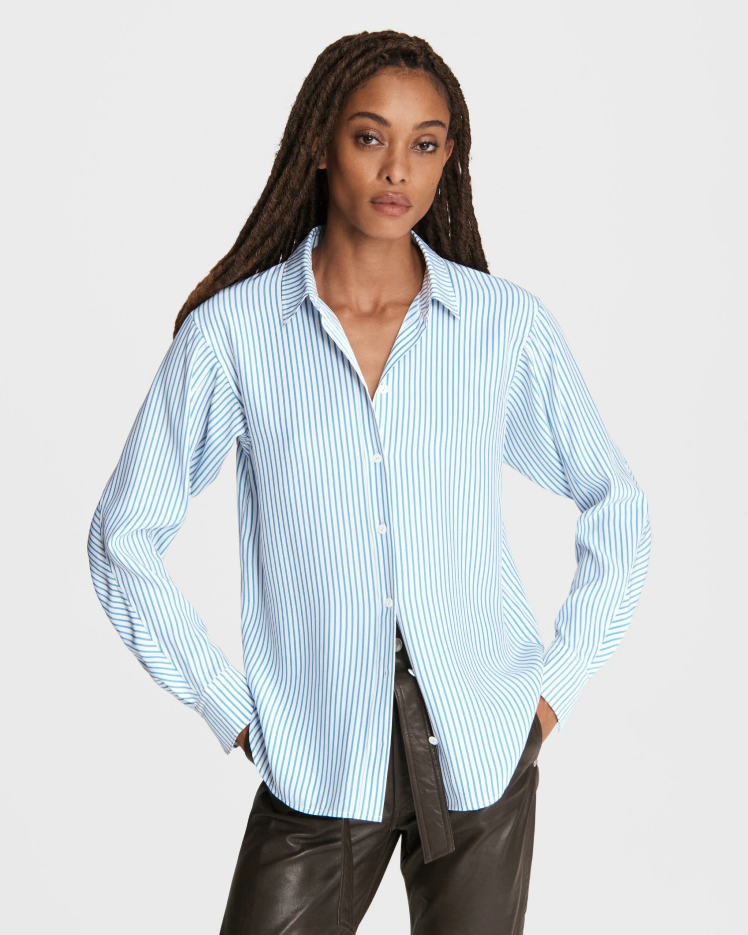 WAW21HA0117611-430-MSET.jpg Rag & Bone Jennie Silk Stripe Shirt For Sale Blue Stripe -Rag Bone For Women Sales 2024 WAW21HA0117611 430 MSET scaled
