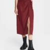 Rag & Bone Amber Midi Skirt For Sale Burgundy