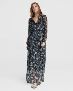 Rag & Bone Calista Floral Maxi Dress For Women Salute Floral