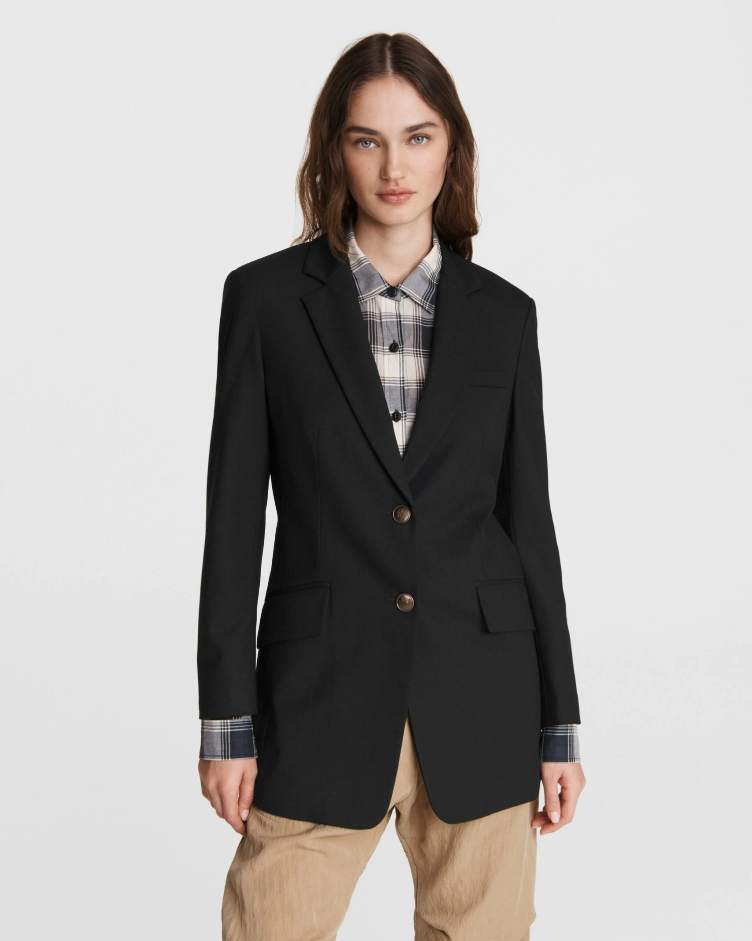 WAW22S4018NB18-001-MSET.jpg Rag & Bone Charles Wool Blazer For Women Black -Rag Bone For Women Sales 2024 WAW22S4018NB18 001 MSET scaled