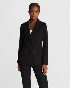 Rag & Bone Nyx Crepe Blazer For Women Black
