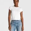Rag & Bone City Cozy Terry Tee For Women White