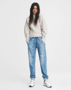 Rag & Bone Miramar Jogger - Indigo Wash For Women Glass Hill