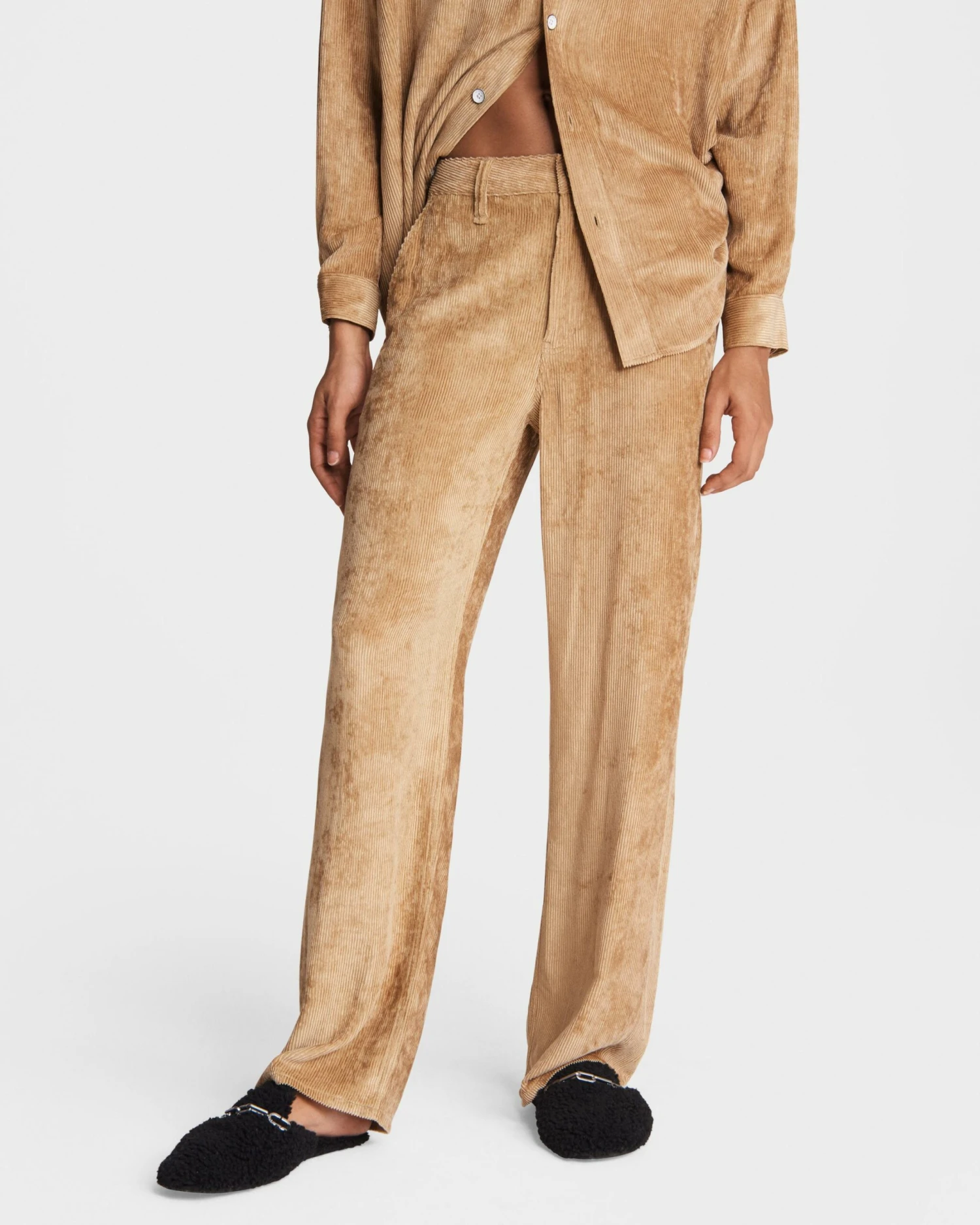 Rag & Bone Ellie Corduroy Straight Pant For Sale Gold Cord 1 Rag & Bone Ellie Corduroy Straight Pant For Sale Gold Cord