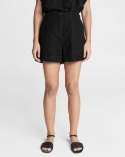 Rag & Bone Demi Cotton Field Short For Sale Black