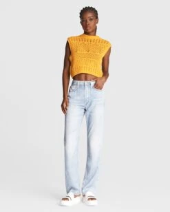 Rag & Bone Alex Liquid Miramar High Rise Straight For Women Luna