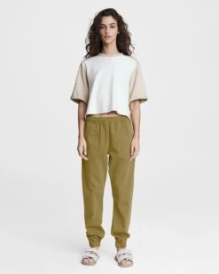 Rag & Bone Aron Cotton Jean - Shell Green For Women