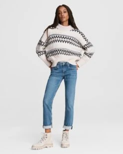 Rag & Bone Dre Low-rise Boyfriend - Quartz For Women