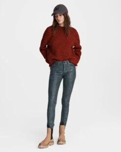 Rag & Bone Cate Mid-rise Skinny - Snake Foil For Women