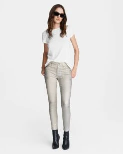 Rag & Bone Cate Mid-rise Skinny - Moonshine For Women