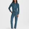 Rag & Bone Mia Denim Jumpsuit For Sale Vincent