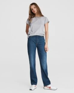 Rag & Bone Alex High-rise Straight - Stowe For Women