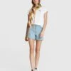 Rag & Bone Featherweight Maya 4 Inch Short - Blossom For Women