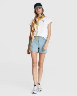 Rag & Bone Featherweight Maya 4 Inch Short - Blossom For Women