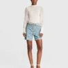 Rag & Bone Maya 6 Inch Short - Laser Floral For Women Laser Floral Denim