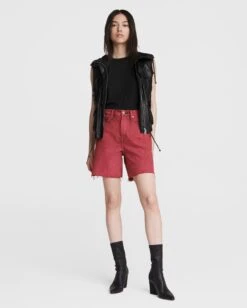 Rag & Bone Maya 6 Inch Short - Bright Fuchsia For Women
