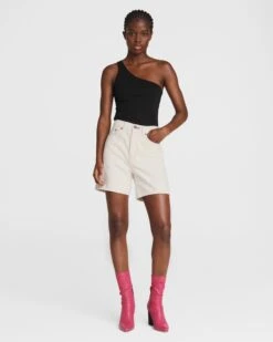Rag & Bone Maya 6 Inch Short - Ecru For Women