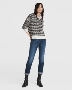 Rag & Bone Dre Low-rise Boyfriend - Aster For Women