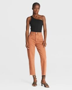 Rag & Bone Alissa High-rise Jean - Honey Brown For Women