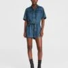 Rag & Bone Featherweight Cotton Surplus Romper For Women Lily