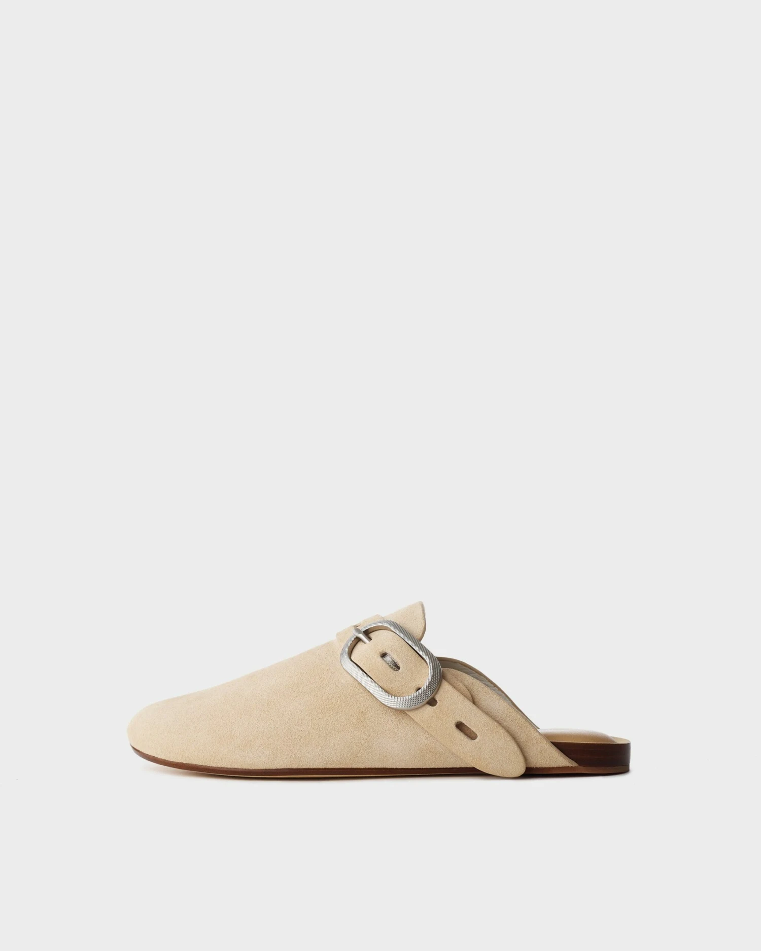 Rag & Bone Ansley Slide - Suede For Sale Stone Beige Suede 1 Rag & Bone Ansley Slide - Suede For Sale Stone Beige Suede