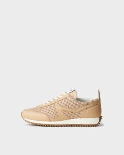 Rag & Bone Retro Runner - Leather For Women Honey Beige Nubuck