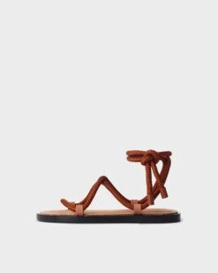Rag & Bone Infinity Sandal - Leather And Nylon For Women Ivory