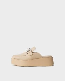 Rag & Bone Logan Loafer - Leather For Women Macadamia