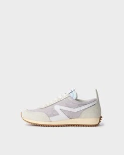 Rag & Bone Retro Runner - Leather For Women Moonstone