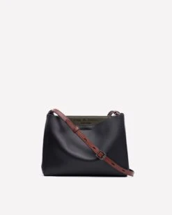 Rag & Bone Passenger Crossbody For Women Black Olive Night