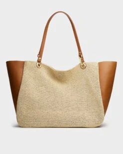 Rag & Bone Revival Summer City Tote - Paper Straw For Women Natural