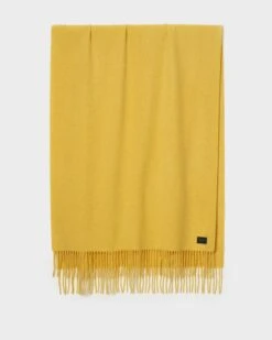 Rag & Bone Addison Recycled Wool Scarf For Sale Navy