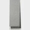 Rag & Bone Crown Cashmere Scarf For Women Mid Grey/ Charcoal