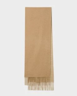 Rag & Bone Crown Cashmere Scarf For Women Camel/ Oatmeal