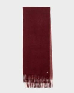 Rag & Bone Crown Cashmere Scarf For Sale Wine/ Dusty Pink