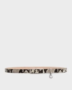 Rag & Bone Baby Rebound Belt For Women Black/white
