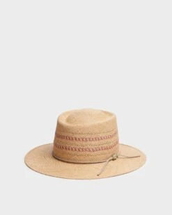 Rag & Bone Cora Panama Hat For Women Natural