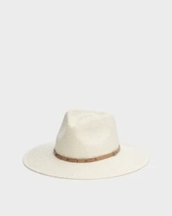 Rag & Bone Lexie Packable Wide Brim Fedora For Women Limestone